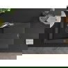Mexen Cesar 1-compartment granite sink with a drip tray and kitchen mixer tap Duo, Spotted black - 6514-76-671701-07-B