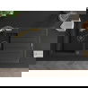 Mexen Andres 1.5-compartment granite sink with a drip tray and kitchen mixer tap Duo, Black/ silver - 6515-73-671701-57-B