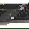 Mexen Andres 1.5-compartment granite sink with a drip tray and kitchen mixer tap Duo, Spotted black - 6515-76-671701-07-B