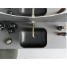 Mexen Rita countertop sink 45 x 32 cm, black matte/gold - 21084576
