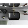 Mexen Rita countertop sink 45 x 32 cm, matte black/gold - 21084576