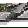 Mexen Tomas 2-compartment granite sink with a kitchen mixer tap Duo, white - 6516-20-671701-02