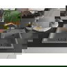 Mexen Tomas 2-compartment granite sink with a kitchen mixer tap Duo, grey - 6516-71-671701-57-B