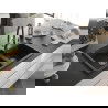 Mexen Tomas 2-compartment granite sink with a kitchen mixer tap Duo, Black/ silver metallic - 6516-73-671701-07