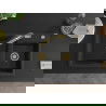 Mexen Tomas 2-compartment granite sink with a kitchen mixer tap Duo, Black/ silver metallic - 6516-73-671701-57-G