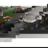 Mexen Tomas 2-compartment granite sink with a kitchen mixer tap Duo, Black/ silver metallic - 6516-73-671701-57-B