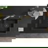 Mexen Tomas 2-compartment granite sink with a kitchen mixer tap Duo, Black/ silver metallic - 6516-73-671701-57-B