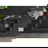 Mexen Tomas 2-compartment granite sink with a kitchen mixer tap Duo, Spotted black - 6516-76-671701-07
