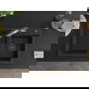 Mexen Tomas 2-compartment granite sink with a kitchen mixer tap Duo, Black - 6516-77-671701-07-B