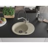 Mexen Kevin granite sink 1-bowl with Duo kitchen tap, beige - 6517-69-671701-07-B