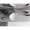 Mexen Elza countertop washbasin 40 x 33 cm, white/gold grid pattern - 21014009