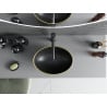 Mexen Elza countertop washbasin 40 x 33 cm, black matte/golden grid pattern - 21014029