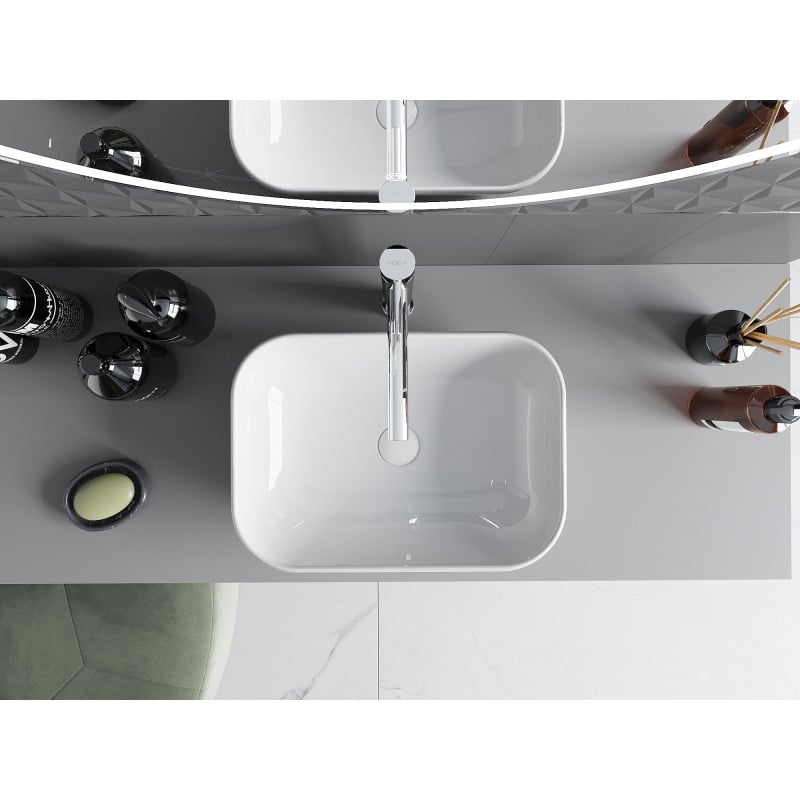 Mexen Rita countertop washbasin 45 x 32 cm, white - 21084500