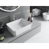Mexen Catia countertop washbasin 48 x 37 cm, White - 21314800