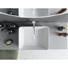 Mexen Catia countertop washbasin 48 x 37 cm, White - 21314800