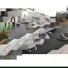 Mexen Kevin 1-compartment granite sink with a kitchen mixer tap Duo, grey - 6517-71-671701-57-G