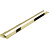 Mexen Kioto+ shower wall shelf with towel rail, gold - 800-02-50