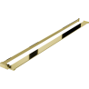 Mexen shelf for shower wall with towel rail, gold - 800-02-50