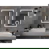 Mexen Kala illuminated bathroom mirror with a makeup mirror 60 x 80 cm, LED 6000K, demister - 9820-060-080-611-00