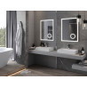 Mexen Kala illuminated bathroom mirror with cosmetic mirror 60 x 80 cm, LED 6000K, antifog - 9820-060-080-611-00