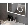 Mexen Kala illuminated bathroom mirror with a makeup mirror 60 x 80 cm, LED 6000K, demister - 9820-060-080-611-00
