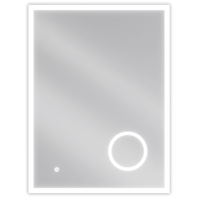 Mexen Kala illuminated bathroom mirror with a makeup mirror 60 x 80 cm, LED 6000K, demister - 9820-060-080-611-00