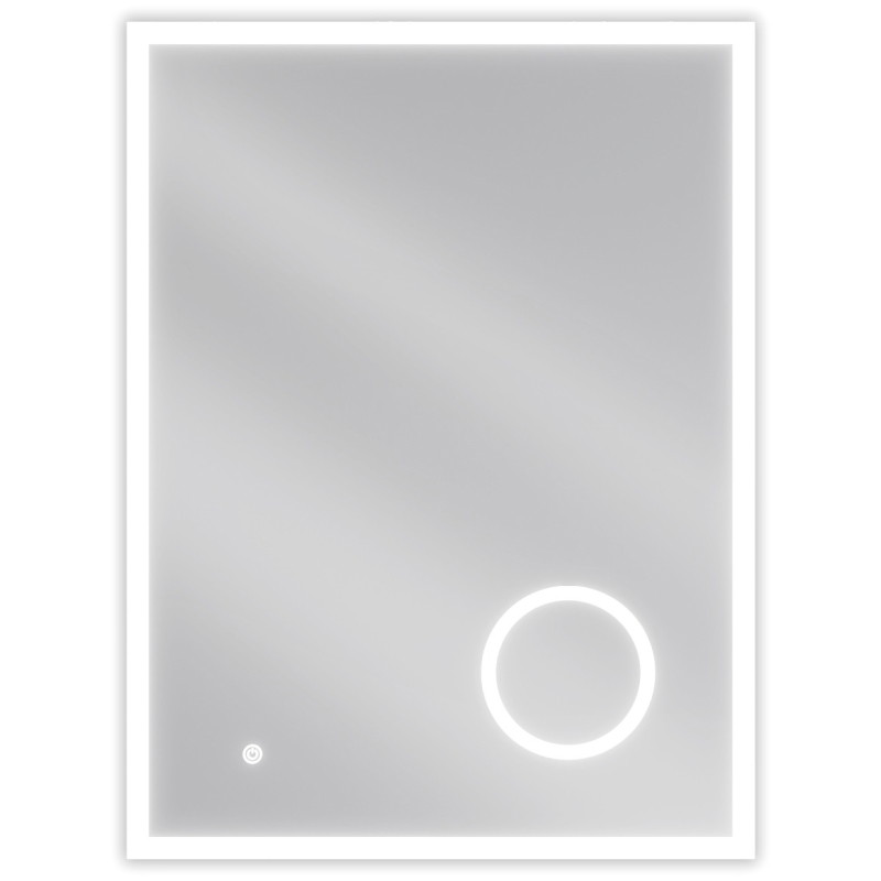 Mexen Kala illuminated bathroom mirror with cosmetic mirror 60 x 80 cm, LED 6000K, antifog - 9820-060-080-611-00