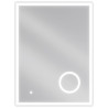 Mexen Kala illuminated bathroom mirror with cosmetic mirror 60 x 80 cm, LED 6000K, antifog - 9820-060-080-611-00