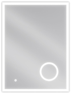 Mexen Kala illuminated bathroom mirror with cosmetic mirror 60 x 80 cm, LED 6000K, antifog - 9820-060-080-611-00