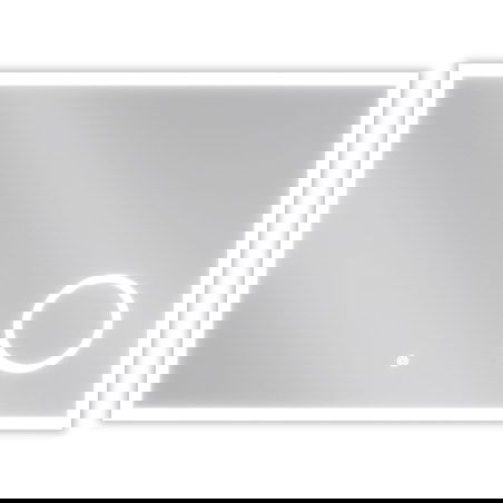 Mexen Kala illuminated bathroom mirror with a makeup mirror 80 x 60 cm, LED 6000K, demister - 9820-080-060-611-00