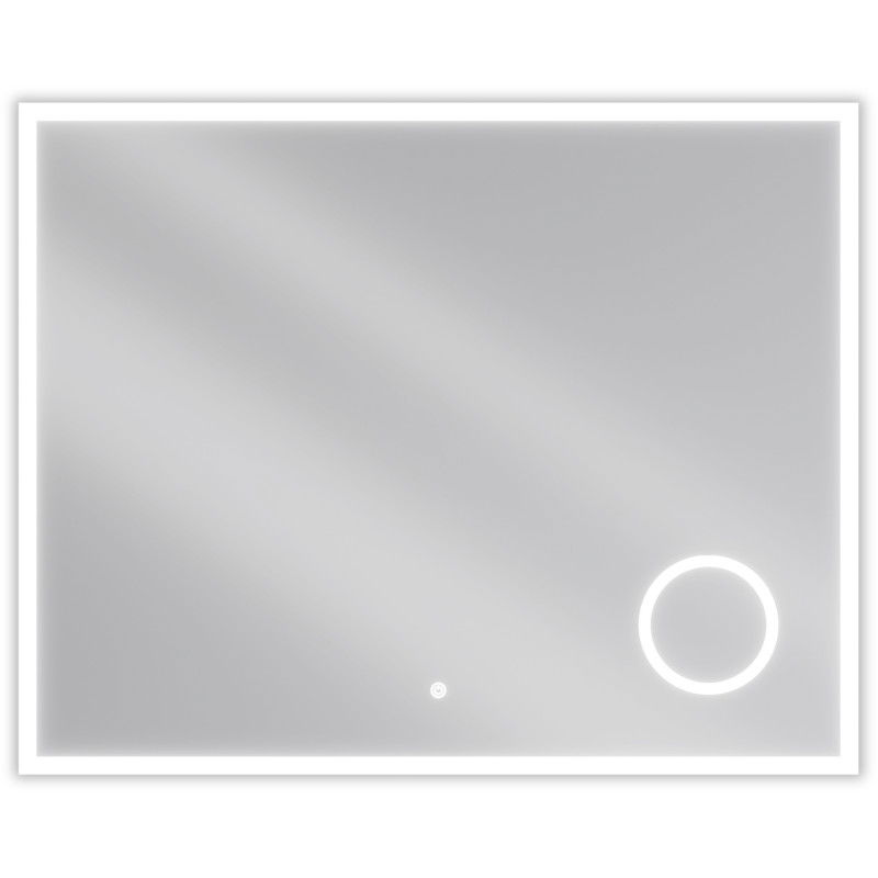 Mexen Kala illuminated bathroom mirror with a makeup mirror 100 x 80 cm, LED 6000K, demister - 9820-100-080-611-00