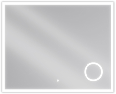 Mexen Kala bathroom mirror illuminated with cosmetic mirror 100 x 80 cm, LED 6000K, antifog - 9820-100-080-611-00