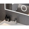 Mexen Kala bathroom mirror with backlighting and cosmetic mirror 100 x 80 cm, LED 6000K, anti-fog - 9820-100-080-611-00