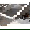 Mexen Onyx illuminated bathroom mirror with a makeup mirror 100 x 80 cm, LED 6000K, demister - 9813-100-080-611-00