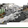 Mexen Carlos 1.5-compartment granite sink with a kitchen mixer tap Duo, grey - 6518-71-671701-07-B