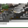 Mexen Carlos 1.5-compartment granite sink with a kitchen mixer tap Duo, grey - 6518-71-671701-57-G
