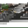 Mexen Carlos 1.5-compartment granite sink with a kitchen mixer tap Duo, grey - 6518-71-671701-57-B