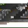 Mexen Carlos 1.5-compartment granite sink with a kitchen mixer tap Duo, grey - 6518-71-671701-57-B