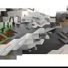 Mexen Carlos 1.5-compartment granite sink with a kitchen mixer tap Duo, grey - 6518-71-671701-70-B