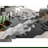 Mexen Carlos 1.5-compartment granite sink with a kitchen mixer tap Duo, Black/ silver metallic - 6518-73-671701-07-B