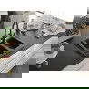 Mexen Carlos 1.5-compartment granite sink with a kitchen mixer tap Duo, Black/ silver metallic - 6518-73-671701-70-B