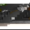 Mexen Carlos granite sink 1.5-bowl with Duo kitchen faucet, black - 6518-77-671701-57-B