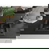 Mexen Carlos 1,5-compartment granite sink with a kitchen mixer tap Duero, Black/Silver metallic - 6518-73-671600-70-B