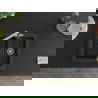 Mexen Carlos 1,5-compartment granite sink with a kitchen mixer tap Duero, Black/Gold metallic - 6518-75-671600-00