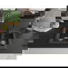 Mexen Carlos 1,5-compartment granite sink with a kitchen mixer tap Duero, spotted black - 6518-76-671600-70