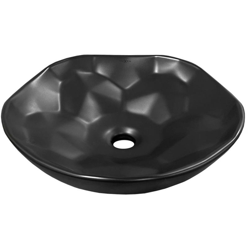 Mexen Nicea countertop basin 41 x 41 cm, matte black - 21754185