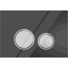 Mexen Fenix 06 flush button, Black - 600623