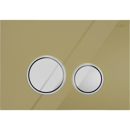 Mexen Fenix 06 flush button, Gold - 600624