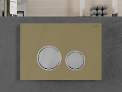 Mexen Fenix 06 flush button, golden champagne - 600624