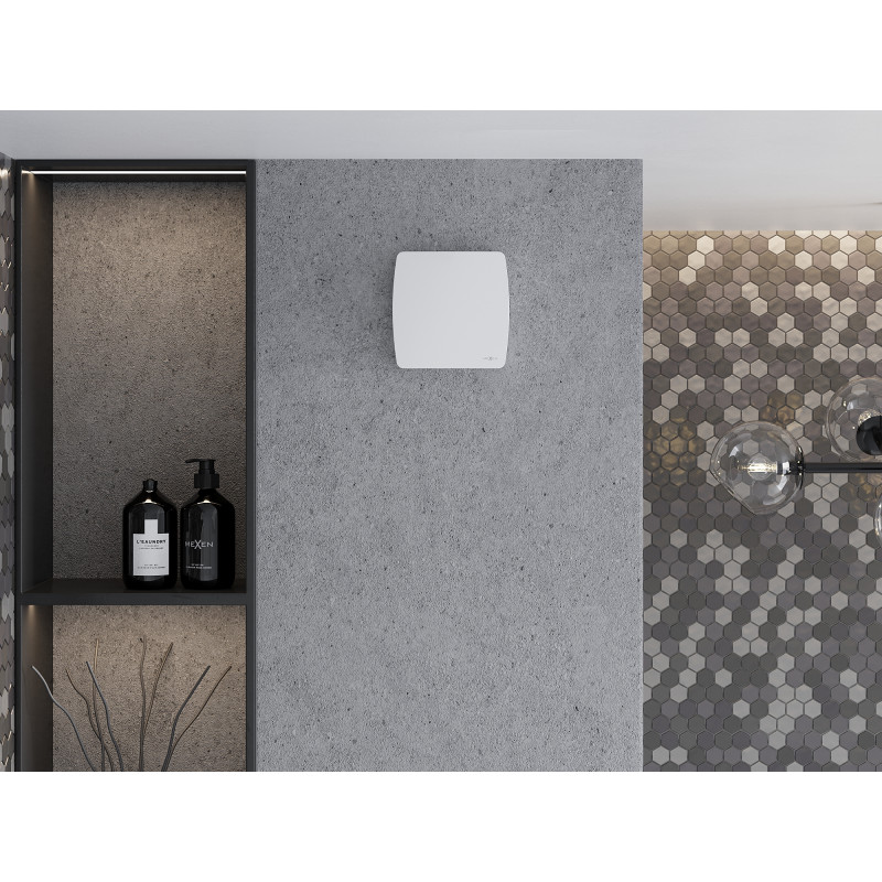 Mexen AXS 100 bathroom fan with humidity sensor, white - W9601-100H-00